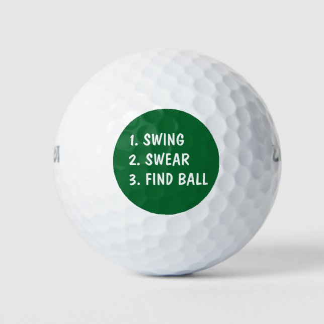 Funny Golf Training Golf Balls (Front)
