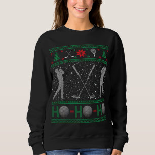 funny golf Ugly Christmas Sweaters