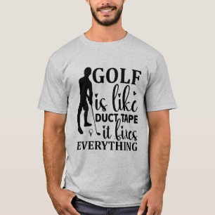 Funny Golf word art sports T-Shirt