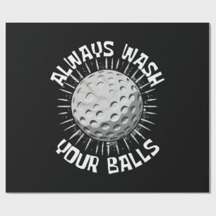 Funny-golf Wrapping Paper