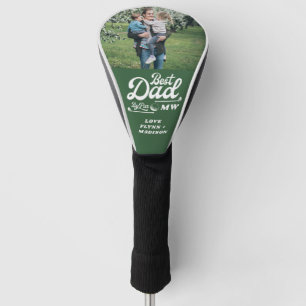 Funny Golfer Best Dad By Par Photo   Father's Day  Golf Head Cover