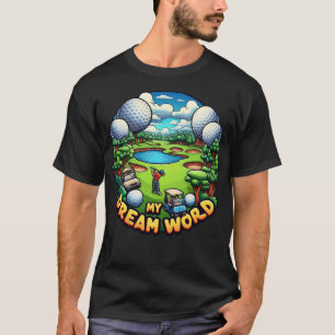 Funny Golfer Dream Golf Course T-Shirt