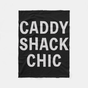 Funny Golfer Saying Caddy Shack Chic Mens Golf Gol Fleece Blanket