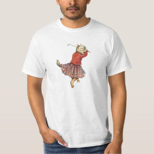 Funny Golfing Cat Tshirt