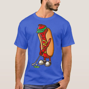 Funny Golfing Hot Dog Golf Gifts s for Men Boys T-Shirt