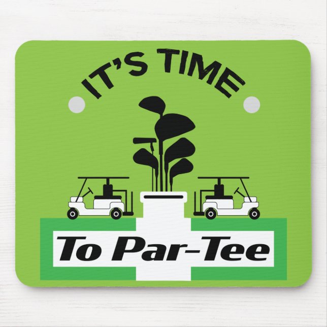 Funny Golfing Pros Golfing Fanatics Sports Mouse Pad (Front)