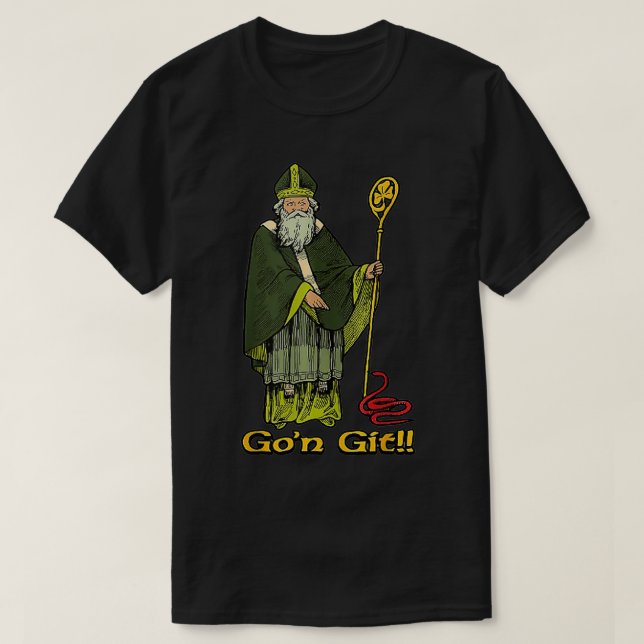 Funny Gon git Funny St Patricks Day  T-Shirt (Design Front)