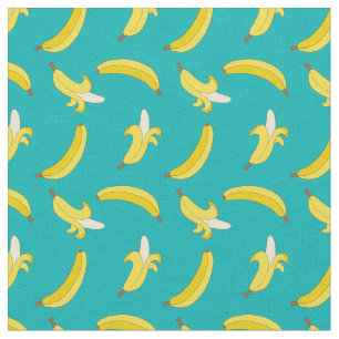 Funny Gone Bananas illustrated pattern Fabric