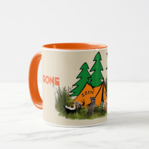 Funny Gone Camping Funny  Mug