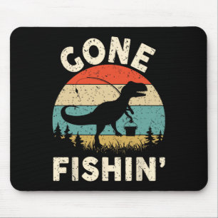 Funny Gone Fishing-shirt Men Women Youth Boys Kids Mouse Pad