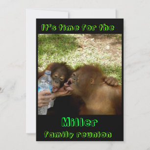 Funny Good Times Family Reunion Invitation