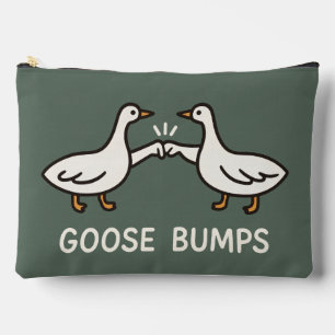 Funny Goose Bumps Cartoon   Fist Bump Geese Animal Accessory Pouch