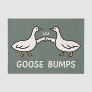 Funny Goose Bumps Cartoon   Fist Bump Geese Animal Tissue Paper