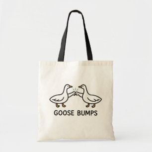 Funny Goose Bumps Cartoon   Fist Bump Geese Animal Tote Bag