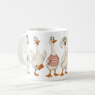 Funny Goose Character Set Coffee Mug