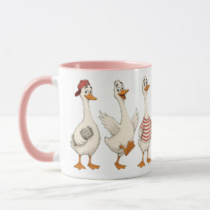 Funny Goose Character Set Mug