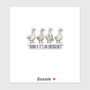 Funny Goose Emergency Honk Vintage Shirt Design_1