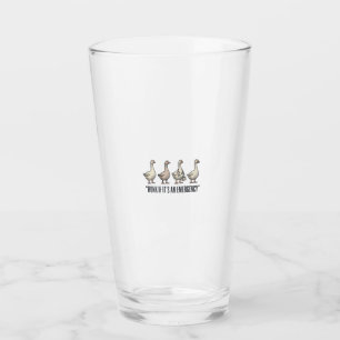 Funny Goose Emergency Honk Vintage Shirt Design_1 Glass