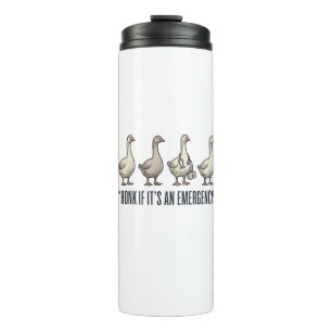 Funny Goose Emergency Honk Vintage Shirt Design_1 Thermal Tumbler