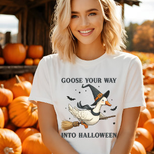 Funny Goose Halloween  T-Shirt