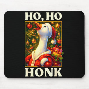 Funny Goose Ho Ho Honk Christmas Outfit For Men Wo Mouse Pad