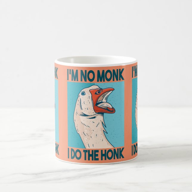 Funny Goose Honk Bird Coffee Mug (Center)