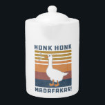 Funny Goose Honk Honk Madafakas Retro Vintage Duck<br><div class="desc">This honk honk madafakas design is a funny sarcastic goose meme gifts for gamer, video games lover. This goose with knife pun jokes is related to mess with the honk you get the bonk hilarious meme dad jokes, Grab this retro vintage style honk design for your goose lover, duck lover,...</div>