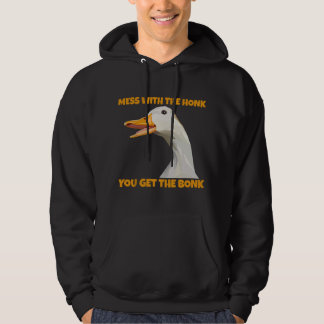 Funny Goose Lover Gift Honk Goose Easily Distracte Hoodie