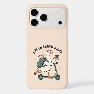 Funny Goose Math Teacher Off To Teach Math Quote