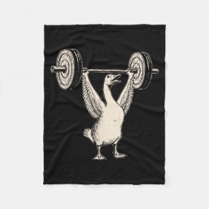 Funny Goose Muscle Mommy Gym Pump Cover Weights Fi Fleece Blanket