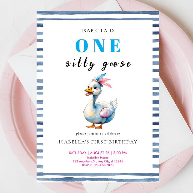 Funny Goose Party Invitation (Creator Uploaded)