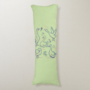 Funny Goose Pattern Body Cushion