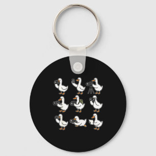 Funny Goose Photographer Photography Camera Photo Key Ring