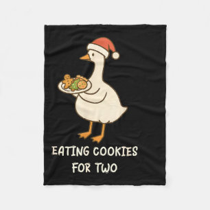Funny Goose Pregnancy Pregnant Announcement To Hus Fleece Blanket