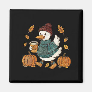 Funny Goose Pumpkin Thanksgiving Autumn Fall Yall  Magnet
