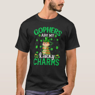 Funny Gophers Are My Lucky Charms Gopher St Patric T-Shirt