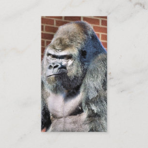 FUNNY GORILLA BUSINESS CARD