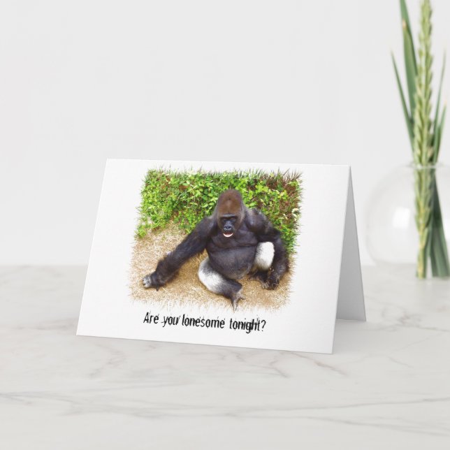 Funny Gorilla Card (Front)