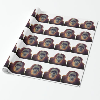 Funny Gorilla Chimp Monkey Wrapping Paper