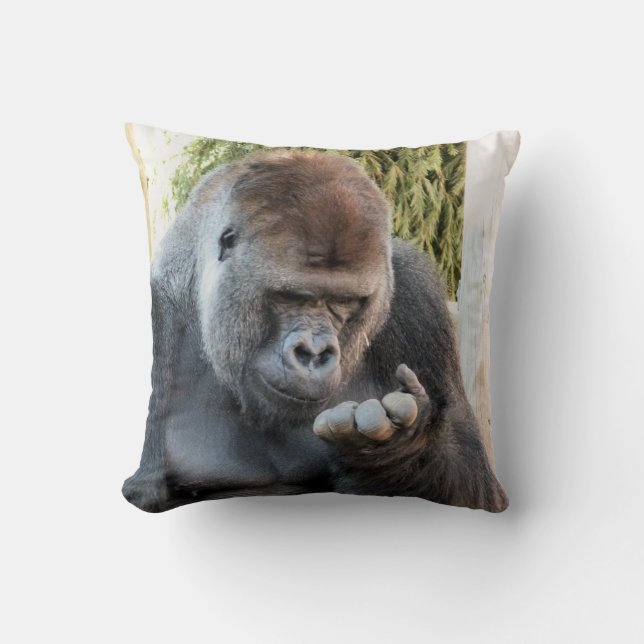 FUNNY GORILLA CUSHION (Front)
