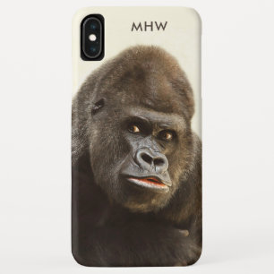 Funny Gorilla custom monogram phone cases