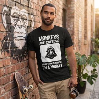  Funny Gorilla Hoodie Design for Animal Lovers  T-Shirt