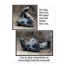 Funny Gorilla, Too Much Weekend Party Poster