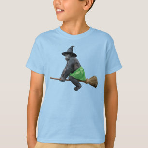 Funny Gorilla Witch Kids' T-Shirt