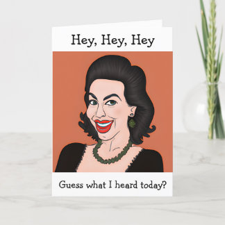 Funny Gossiping Friend | Keeping in Touch Card