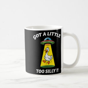 Funny got a little too silly goose abducted by coffee mug