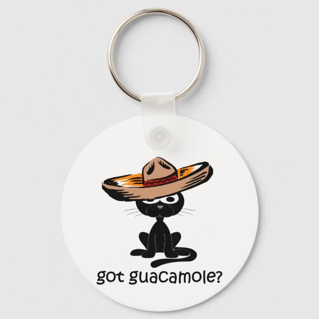 Funny got guacamole key ring (Front)