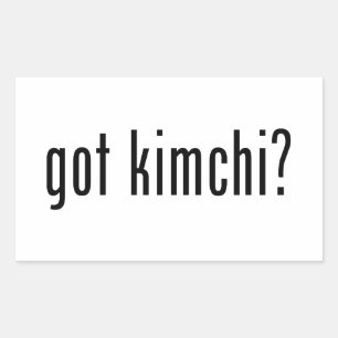Funny "got kimchi?" sticker