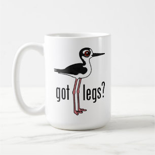 Funny Got Legs? Black-necked Stilt Birdorable Coffee Mug