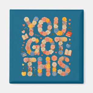 Funny got this everything is fine math ela squadFu Magnet